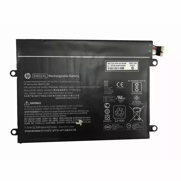 laptop akku/akkumulátor az HP 859470-1B1