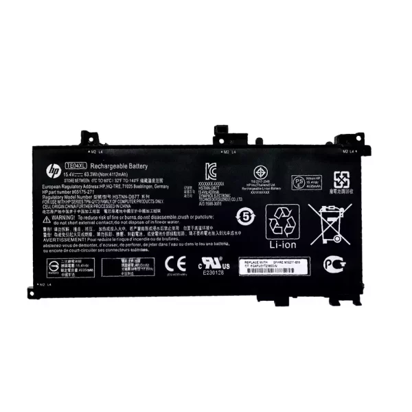 laptop akku/akkumulátor az HP TE04XL
