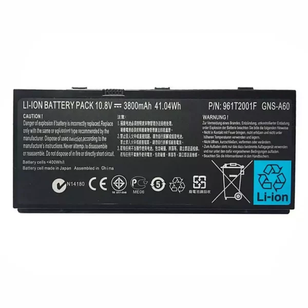 laptop akku/akkumulátor az GIGABYTE 961T2001F