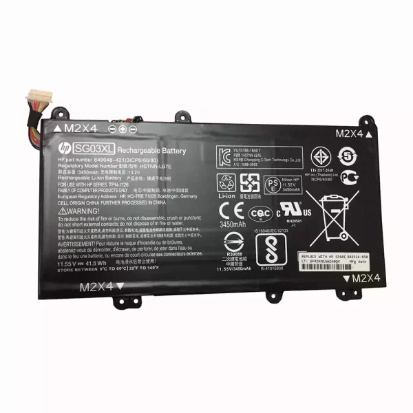 laptop akku/akkumulátor az HP 849048-421