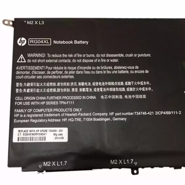 laptop akku/akkumulátor az HP 734998-001 - Image 3