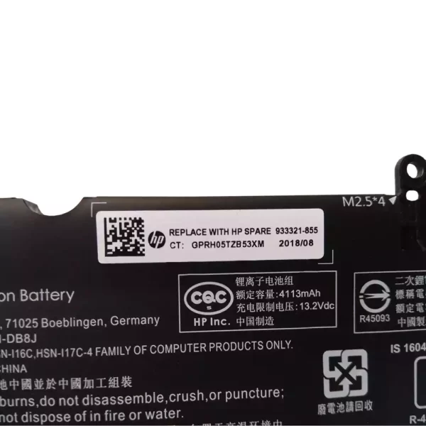 laptop akku/akkumulátor az HP 933321-855,932823-421,932823-1C1 - Image 3