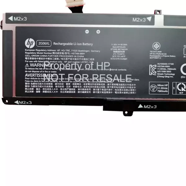 laptop akku/akkumulátor az HP ELITEBOOK 1050 G1 - Image 3