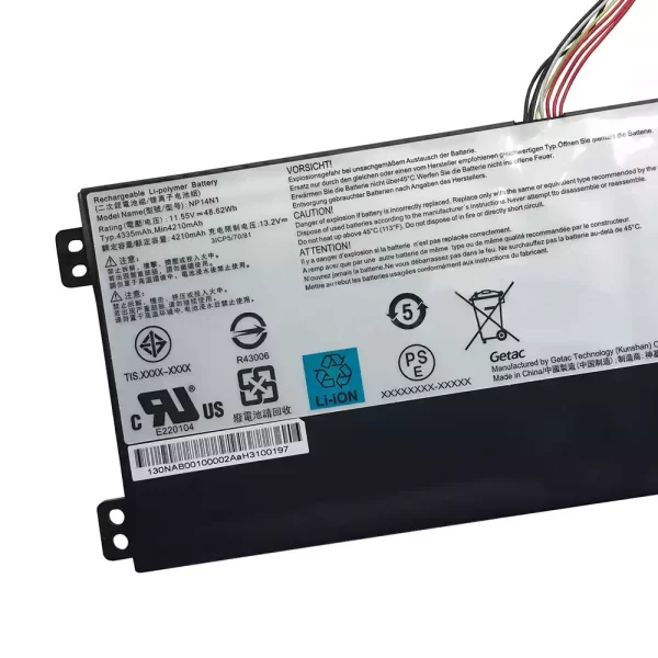 laptop akku/akkumulátor az GETAC NP14N1 - Image 3