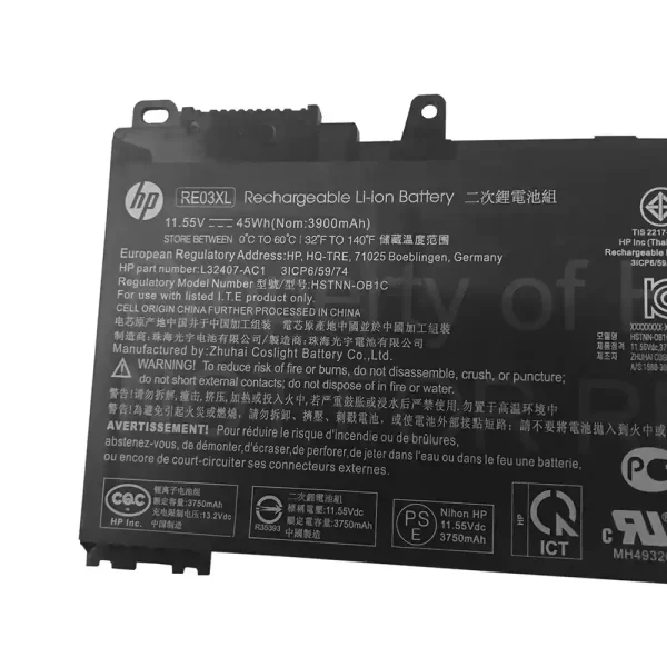 laptop akku/akkumulátor az HP HSTNN-OB1C,HSTNN-0B1C, HSTNN-UB7R - Image 3