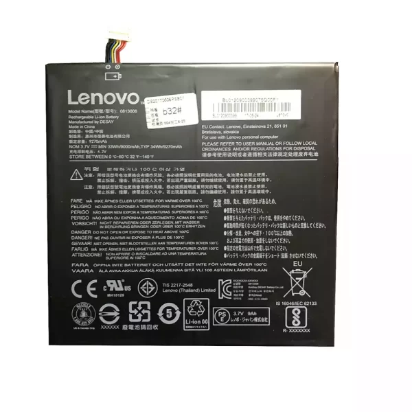 laptop akku/akkumulátor az LENOVO 0813008