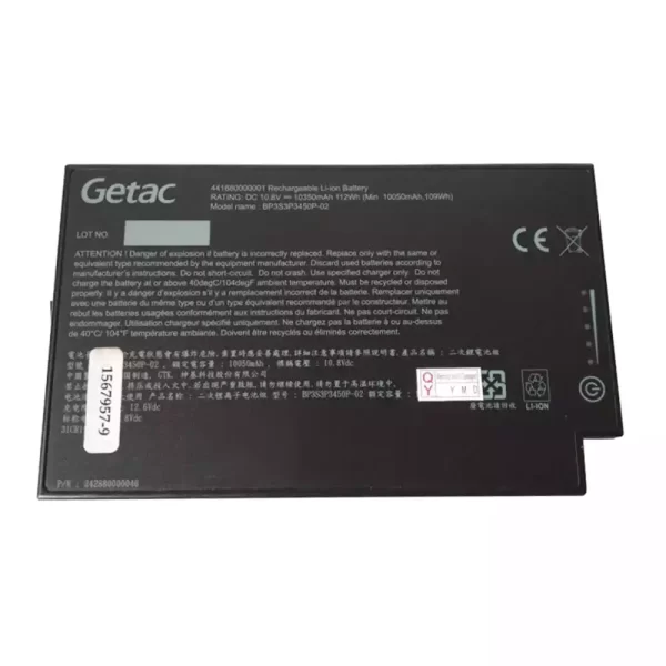 laptop akku/akkumulátor az GETAC BP3S3P3450P-01