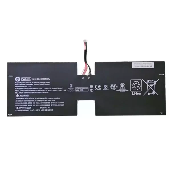 laptop akku/akkumulátor az HP 697231-171,HSTNN-IBPW,TPN-C105