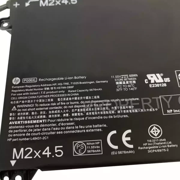 laptop akku/akkumulátor az HP HSTNN-DB9F L48431-2C1 L48497-005 TPN-C143 - Image 3