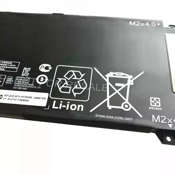 laptop akku/akkumulátor az HP HSTNN-DB9F L48431-2C1 L48497-005 TPN-C143 - Image 4