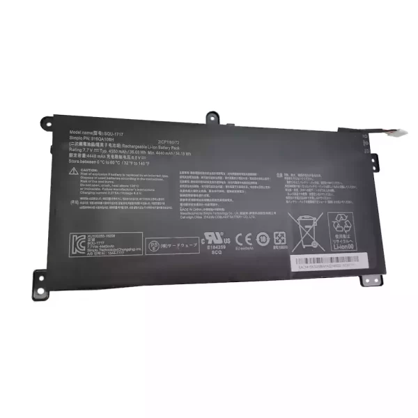 laptop akku/akkumulátor az Hasee SIMPLO SQU-1717,916QA108H