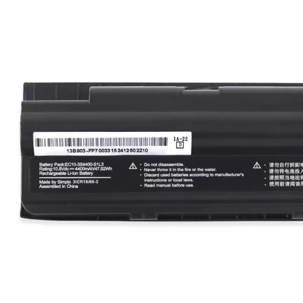 laptop akku/akkumulátor az EC10-3S4400-S1L3 EC10-3S4400-G1L3,EC10-3S4400-S4N3,EC10-3S4400-S1N3,EC10-3S5200-S1L5 - Image 3