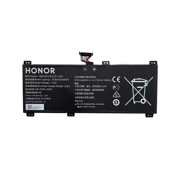 laptop akku/akkumulátor az HONOR HB6181V1ECW-22A,HB6181V1ECW-22B