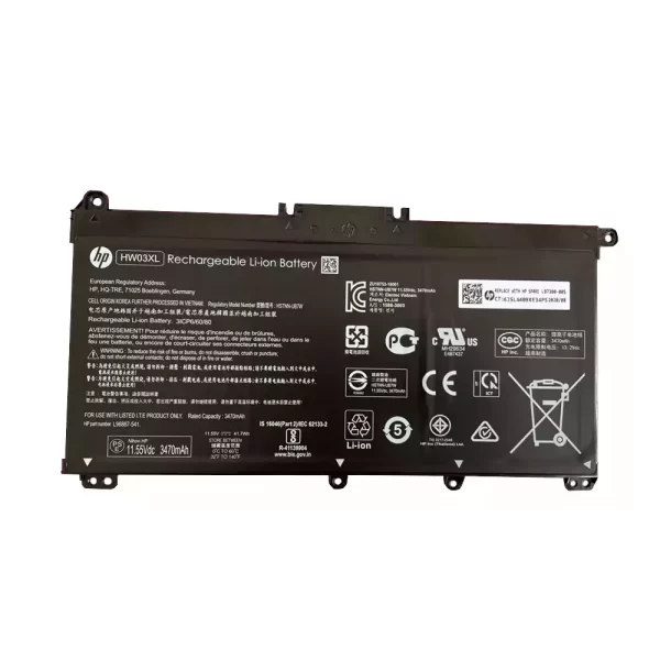 laptop akku/akkumulátor az HP HW03XL