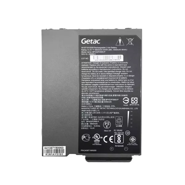 laptop akku/akkumulátor az GETAC BP4S2P2900-P 441871910010 RX10