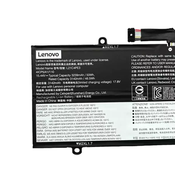 laptop akku/akkumulátor az LENOVO L21C4PE3 L21M4PE4 - Image 3