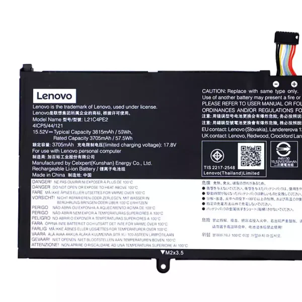 laptop akku/akkumulátor az Lenovo L21C4PE2 L21M4PE2 L21D4PE1 - Image 2