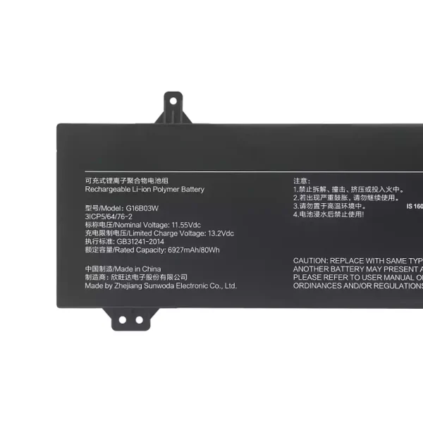 laptop akku/akkumulátor az G16B03W,Redmi G Pro 2022/Redmi G Pro 2024 - Image 3