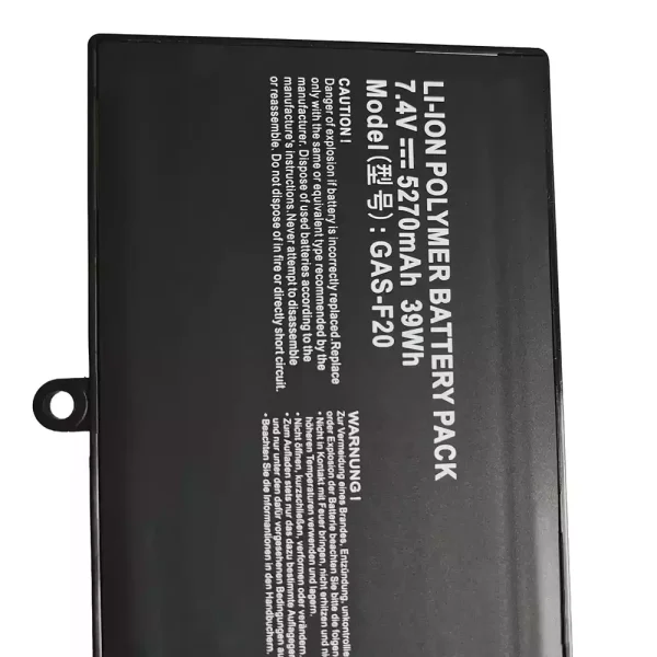 laptop akku/akkumulátor az GAS-F20 - Image 4