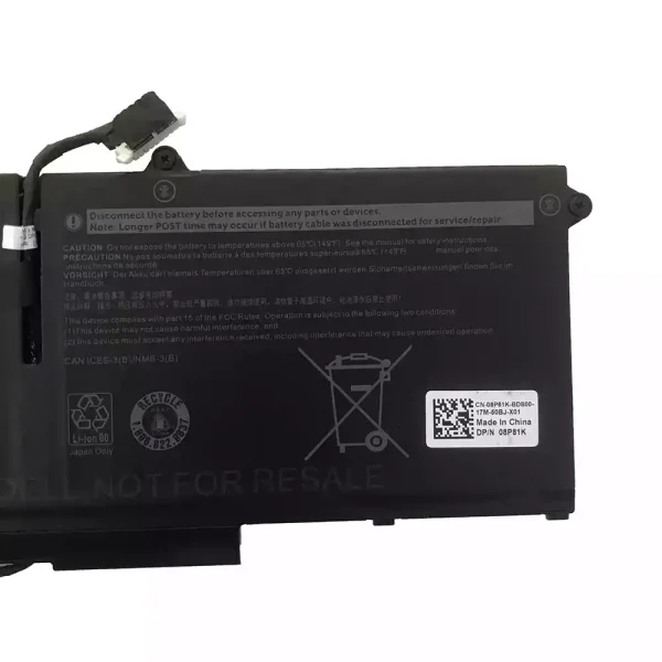 laptop akku/akkumulátor az DELL FK0VR FKOVR - Image 4