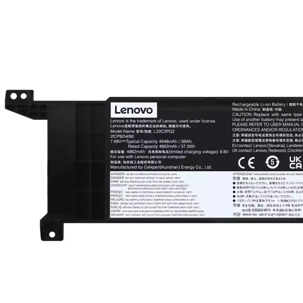 laptop akku/akkumulátor az LENOVO L22M2PG2 L22B2PG2 L22C2PG2 L22D2PG2 - Image 3
