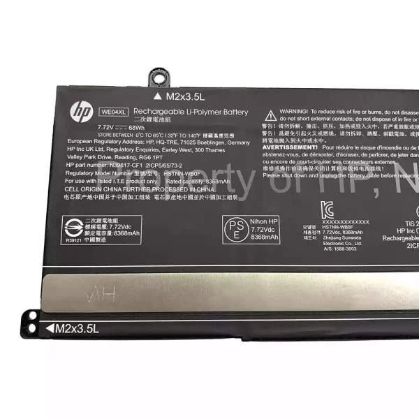 laptop akku/akkumulátor az HP WE04XL HSTNN-WB0F N39857-005 - Image 3