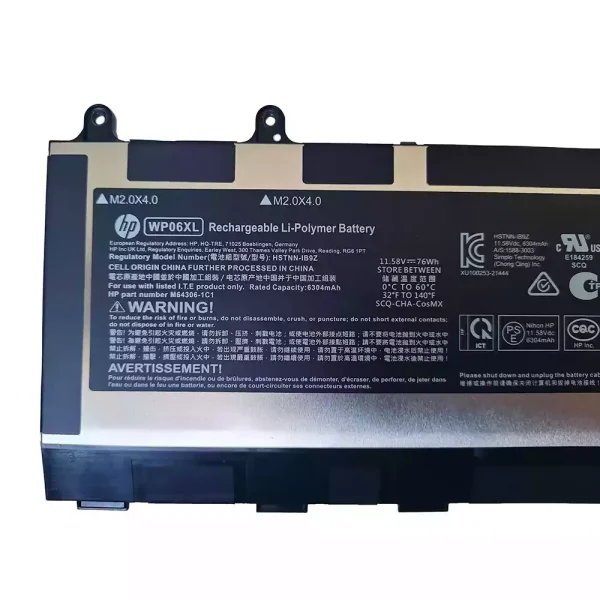 laptop akku/akkumulátor az HP WP06XL - Image 3