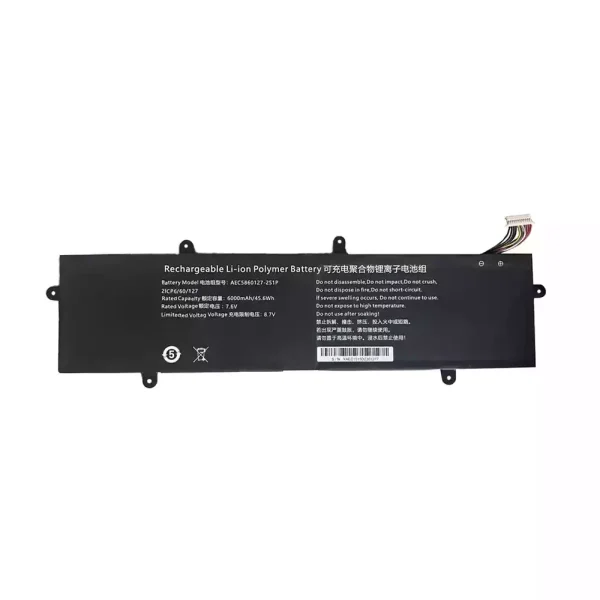laptop akku/akkumulátor az AEC5860127-2S1P