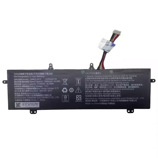 laptop akku/akkumulátor az 5264C0-2S1P,Haier Leadpie M1 GREAT Ditecma