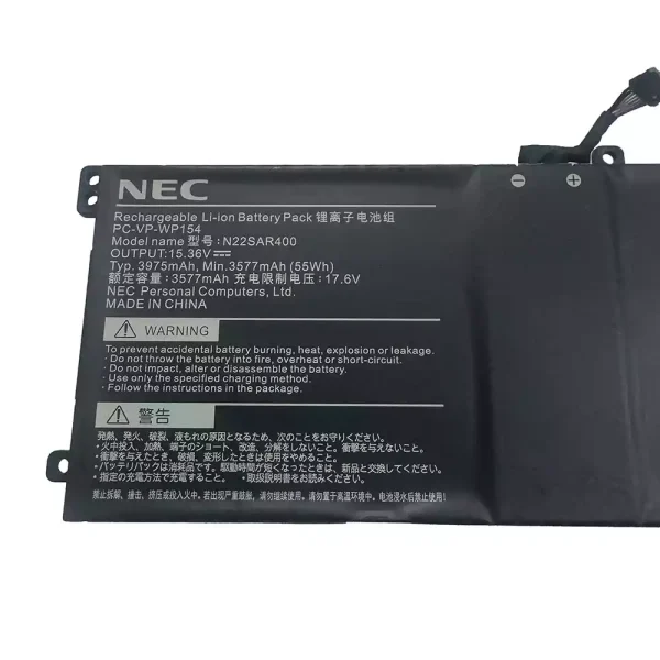 laptop akku/akkumulátor az NEC PC-VP-WP154 N22SAR400 - Image 2