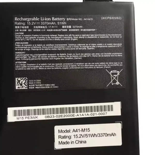laptop akku/akkumulátor az A41-M15 - Image 2