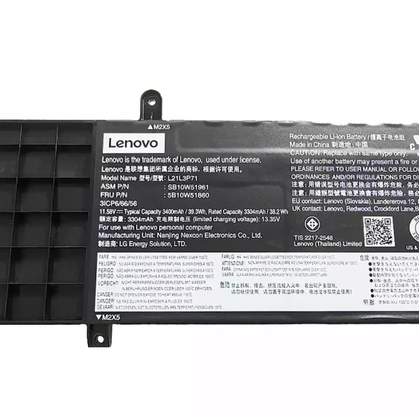 laptop akku/akkumulátor az LENOVO L21L3P71 L21C3P71 L21M3P71 - Image 3