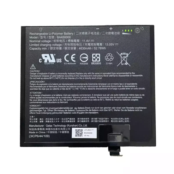 laptop akku/akkumulátor az BA450000