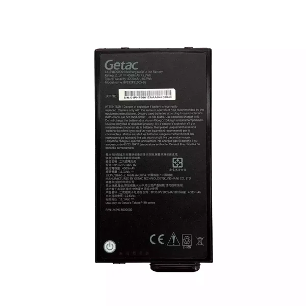 laptop akku/akkumulátor az Getac BP3S2P2100S-02 BP3S1P2680B Getac F110