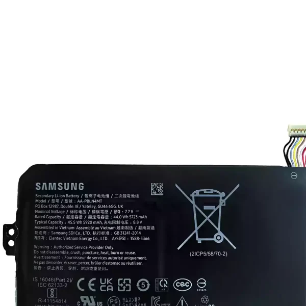 laptop akku/akkumulátor az Samsung AA-PBLN4MT AA-PBQN4TR - Image 3