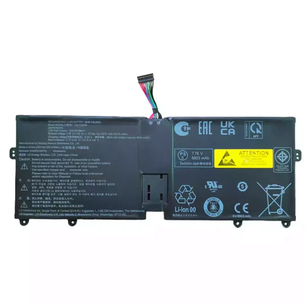 laptop akku/akkumulátor az LG gram LBZ722DM