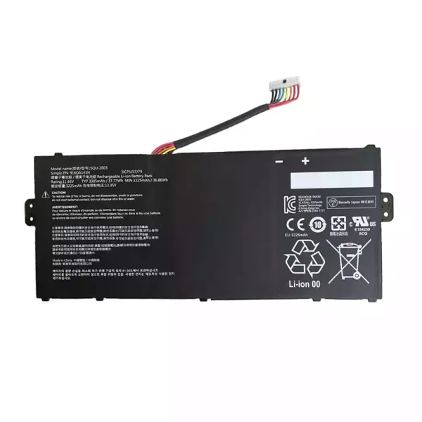 laptop akku/akkumulátor az HASEE SQU-2003