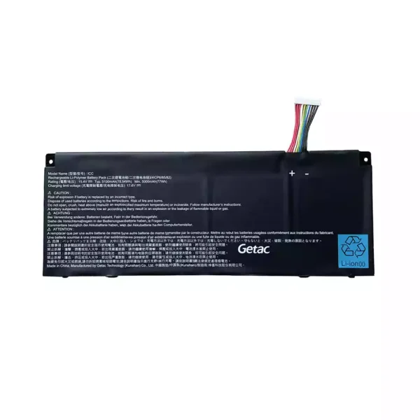 laptop akku/akkumulátor az GETAC ICC
