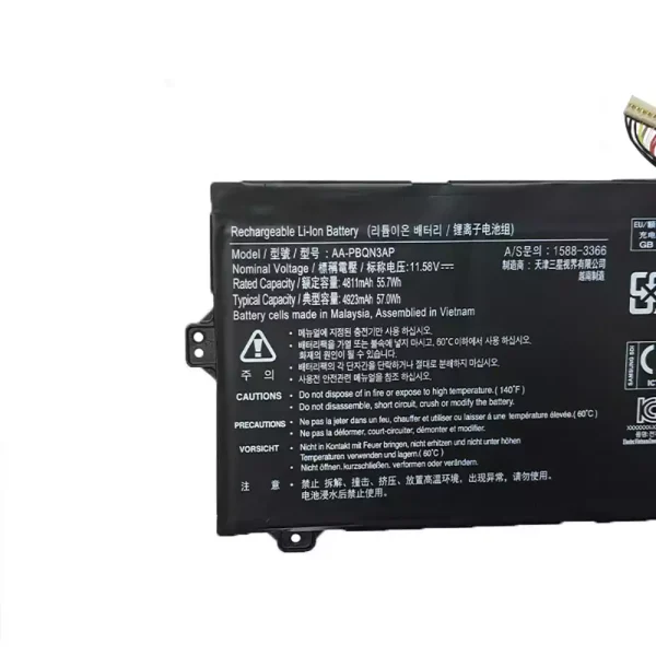 laptop akku/akkumulátor az SAMSUNG AA-PBQN3AP - Image 3