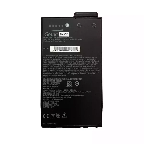laptop akku/akkumulátor az Getac BP3S2P3450P-01 441901000002