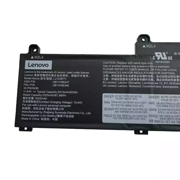 laptop akku/akkumulátor az Lenovo L21D3P71 SB11H56247 5B11H56346 - Image 3