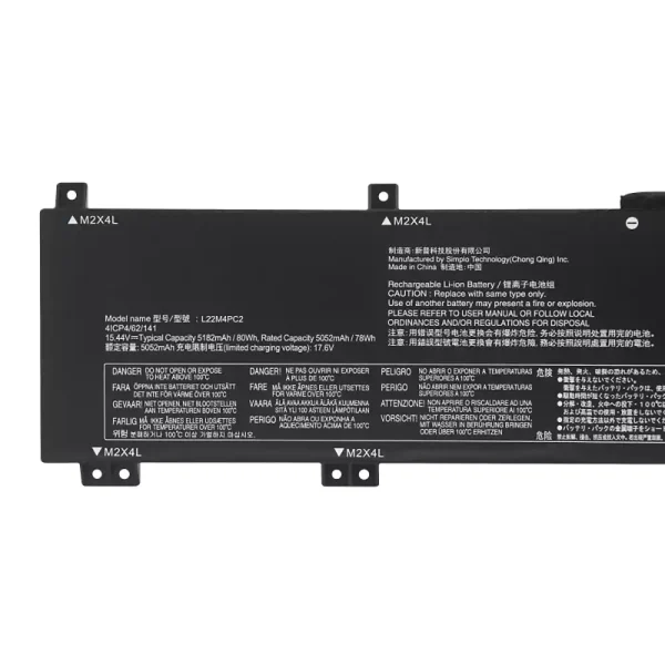 laptop akku/akkumulátor az LENOVO L22M4PC2 L22B4PC2 L22C4PC2 L22D4PC2 - Image 3