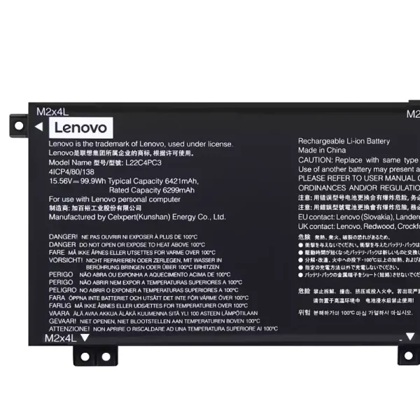 laptop akku/akkumulátor az LENOVO L22C4PC3 L22D4PC3 L22M4PC3 - Image 3