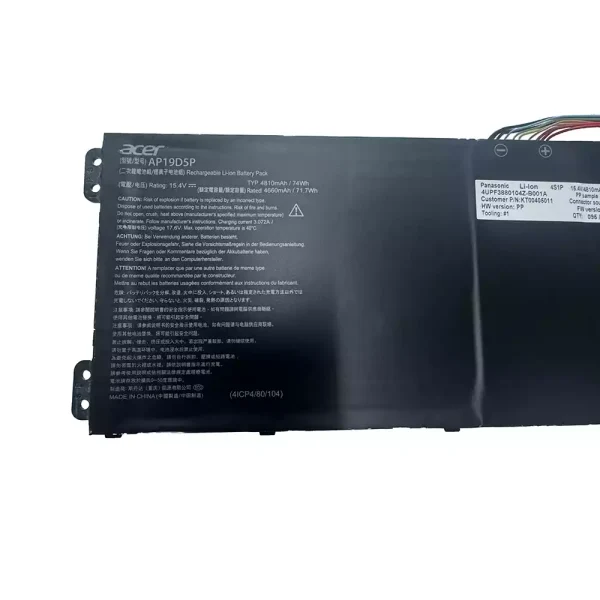 laptop akku/akkumulátor az ACER AP19D5P - Image 3