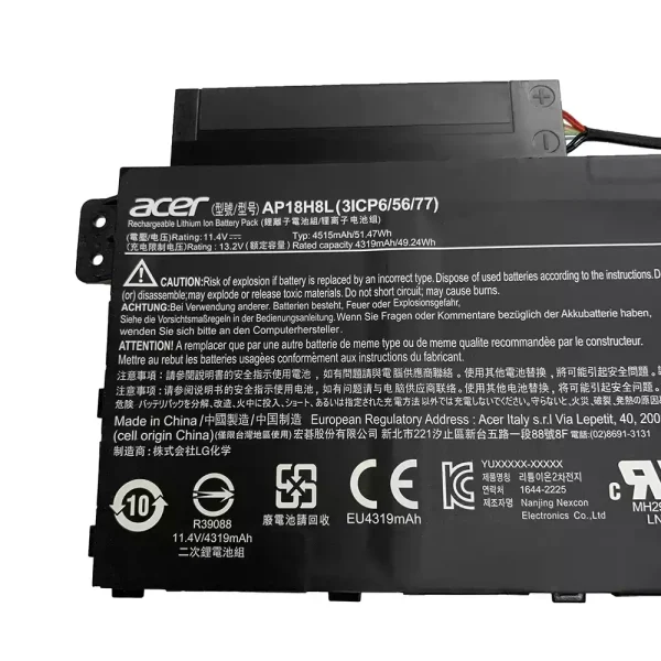 laptop akku/akkumulátor az ACER AP18H18L - Image 2
