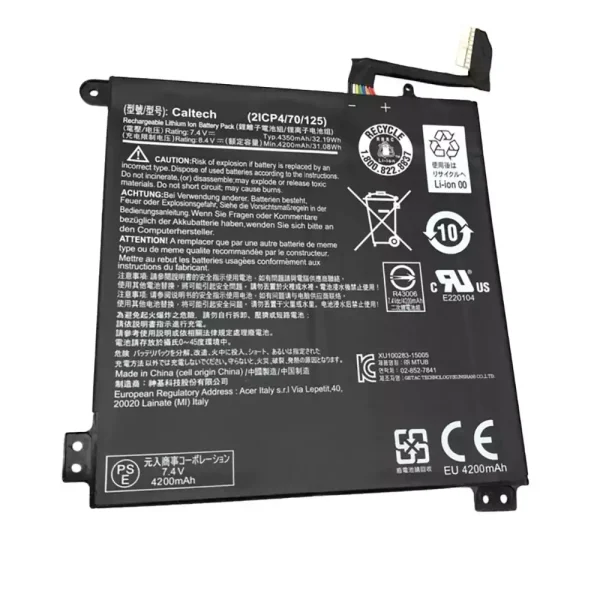 laptop akku/akkumulátor az Acer Caltech