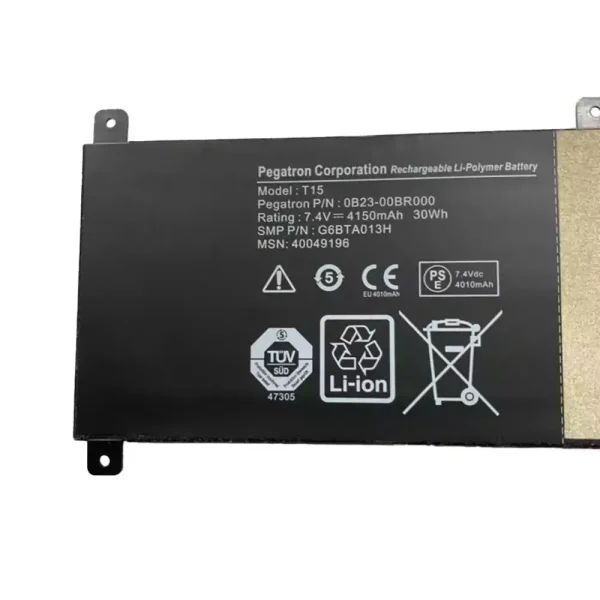 laptop akku/akkumulátor az 0B23-00BR000 G6BTA013H T15 - Image 2