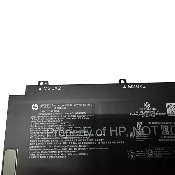 laptop akku/akkumulátor az HP ED03XL - Image 2
