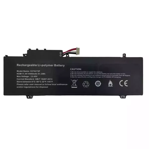 laptop akku/akkumulátor az 5376275P UTL-509068-3S NV509067-3S