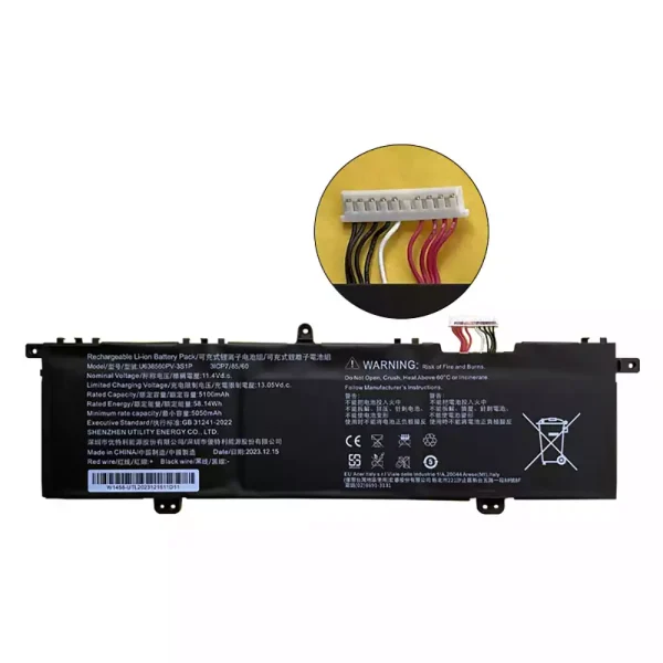 laptop akku/akkumulátor az U638560PV-3S1P